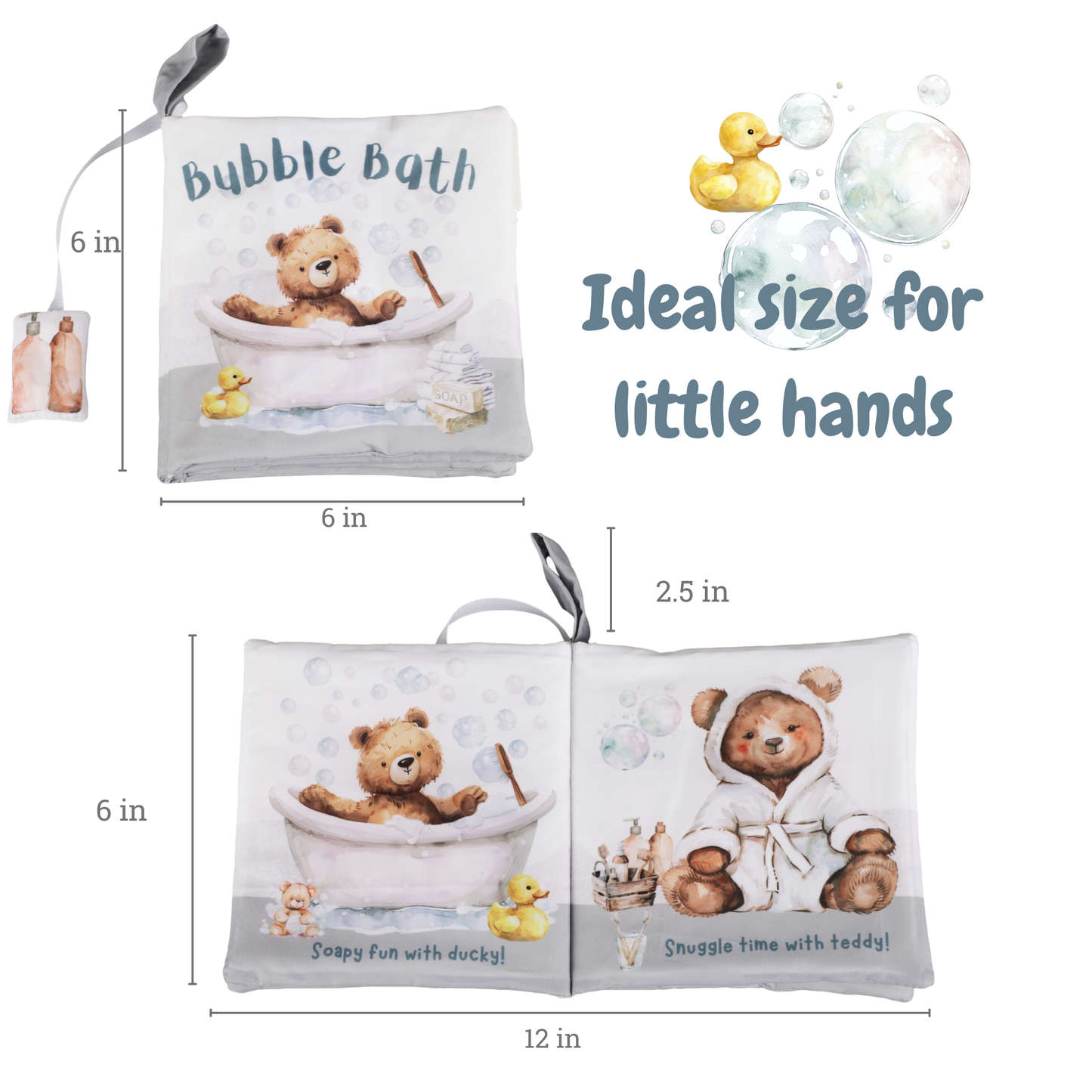 Crinkle Book- Bubble Bath
