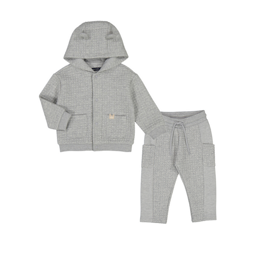 Baby Boy Knit Set - Ash