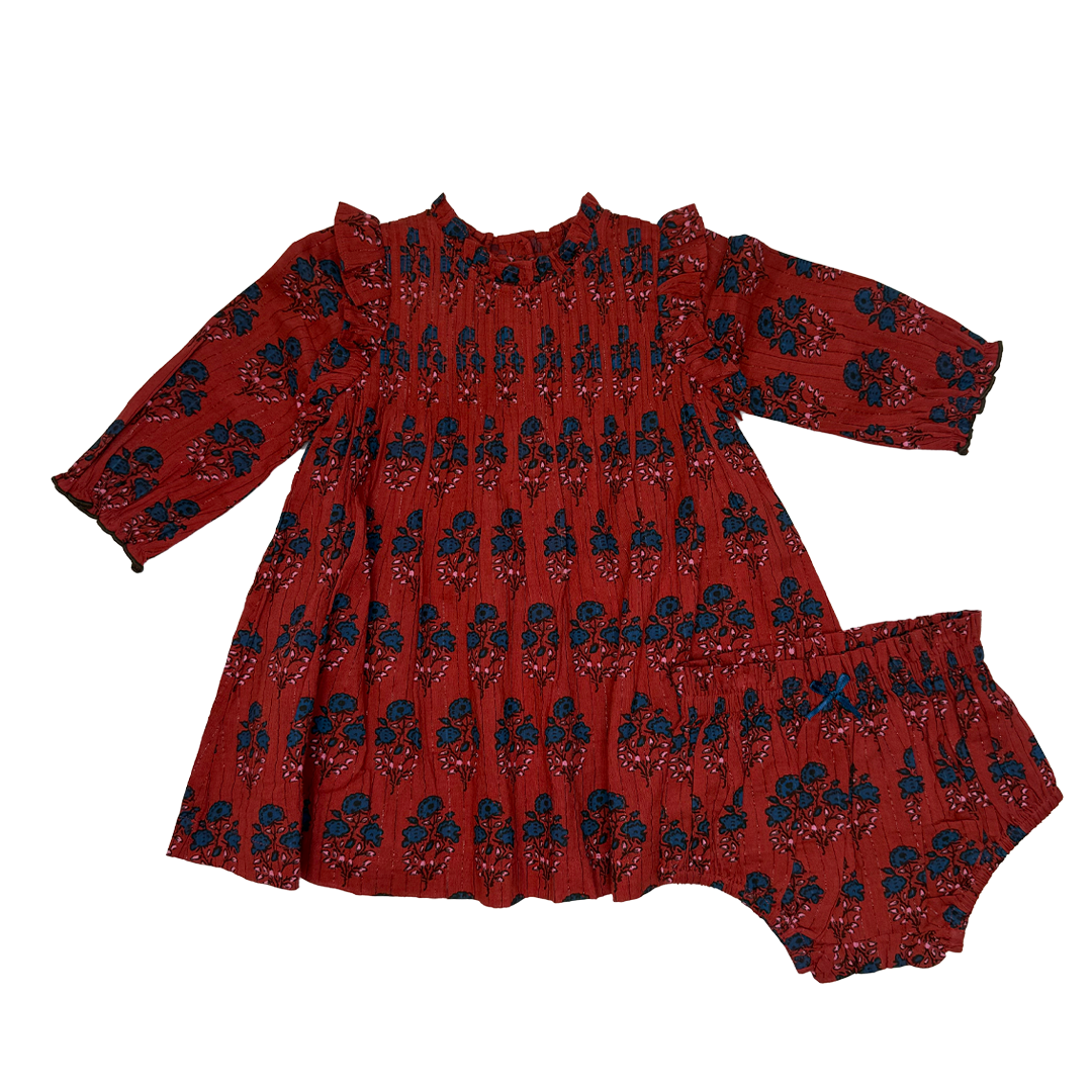 Jaipur 2-pc Set - Red Autumn Strawflower