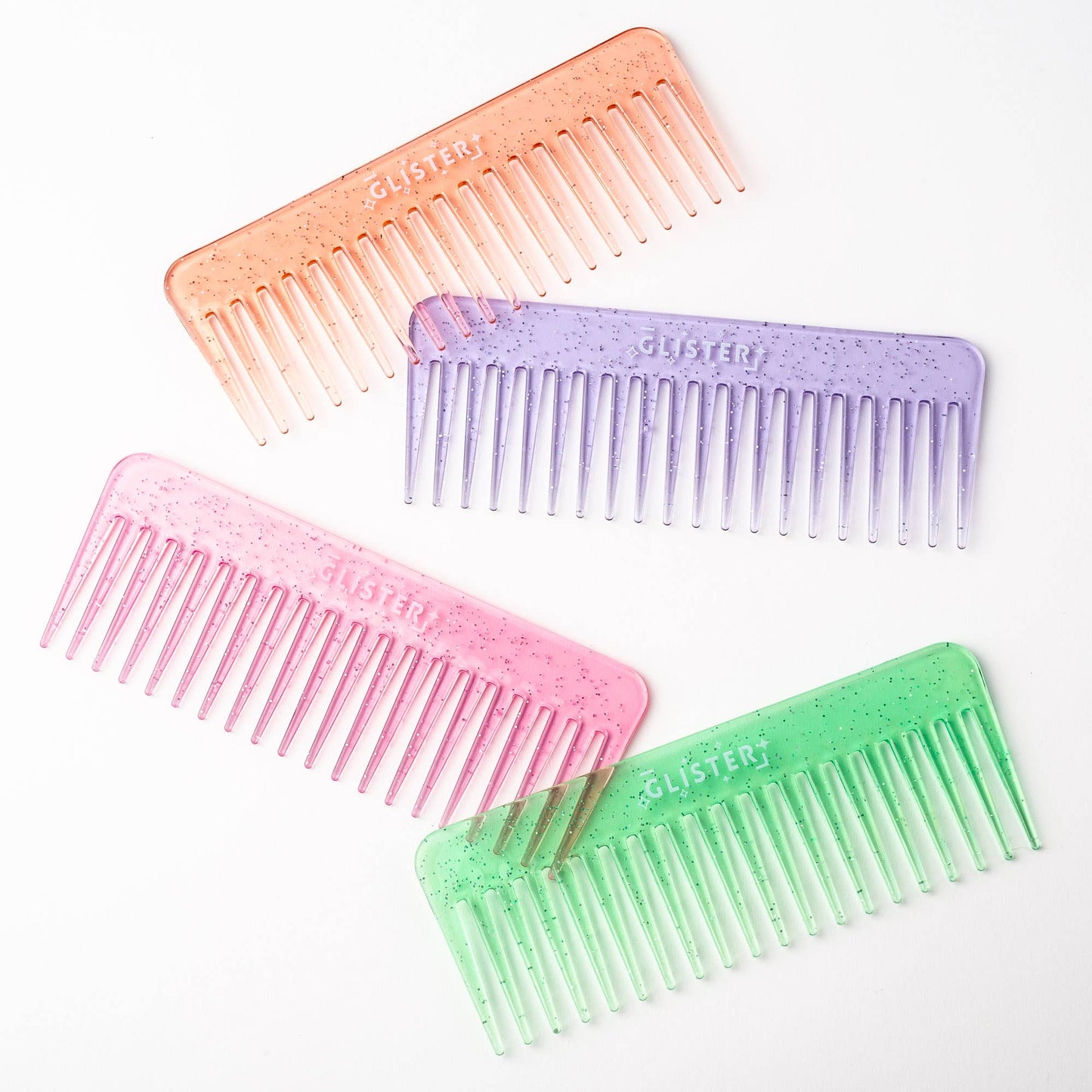 Wide Tooth Detangling Comb - Pink