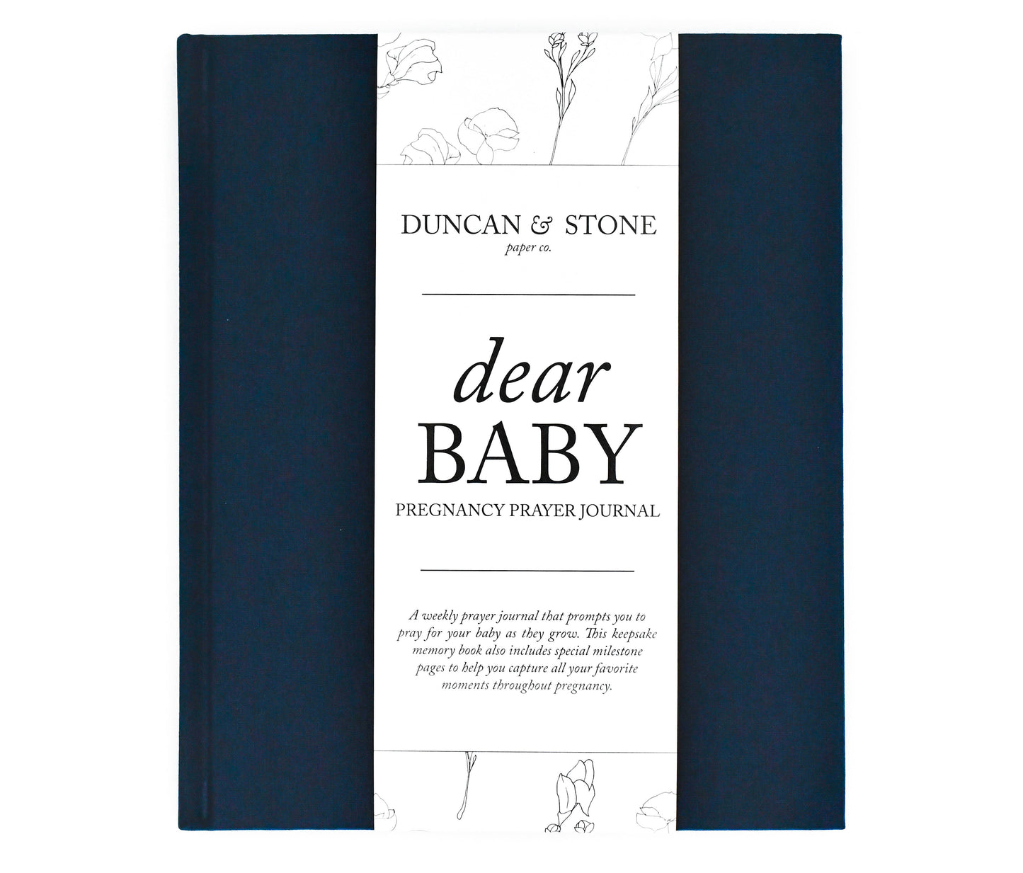 Dear Baby Prayer Journal & Memory Book for Moms: Ivory