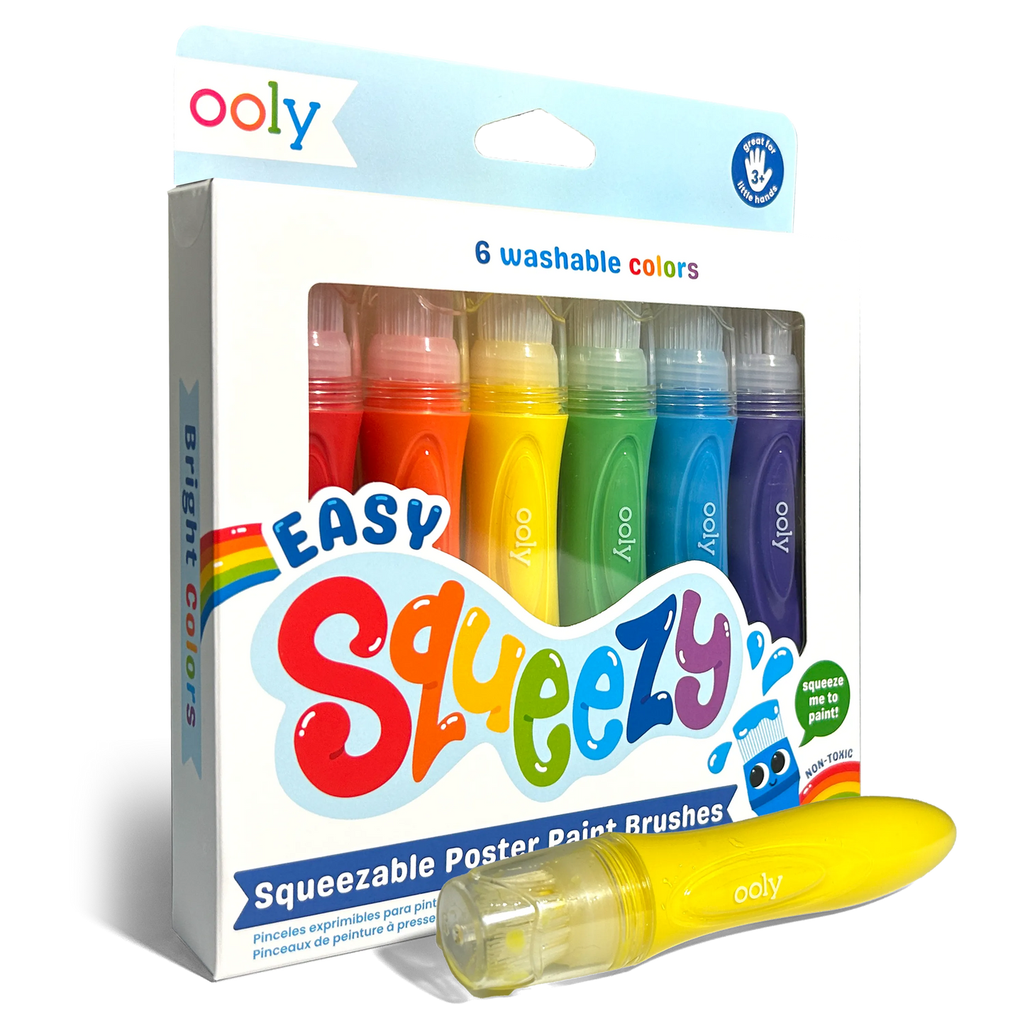 Squeezable Poster Paint Brushes