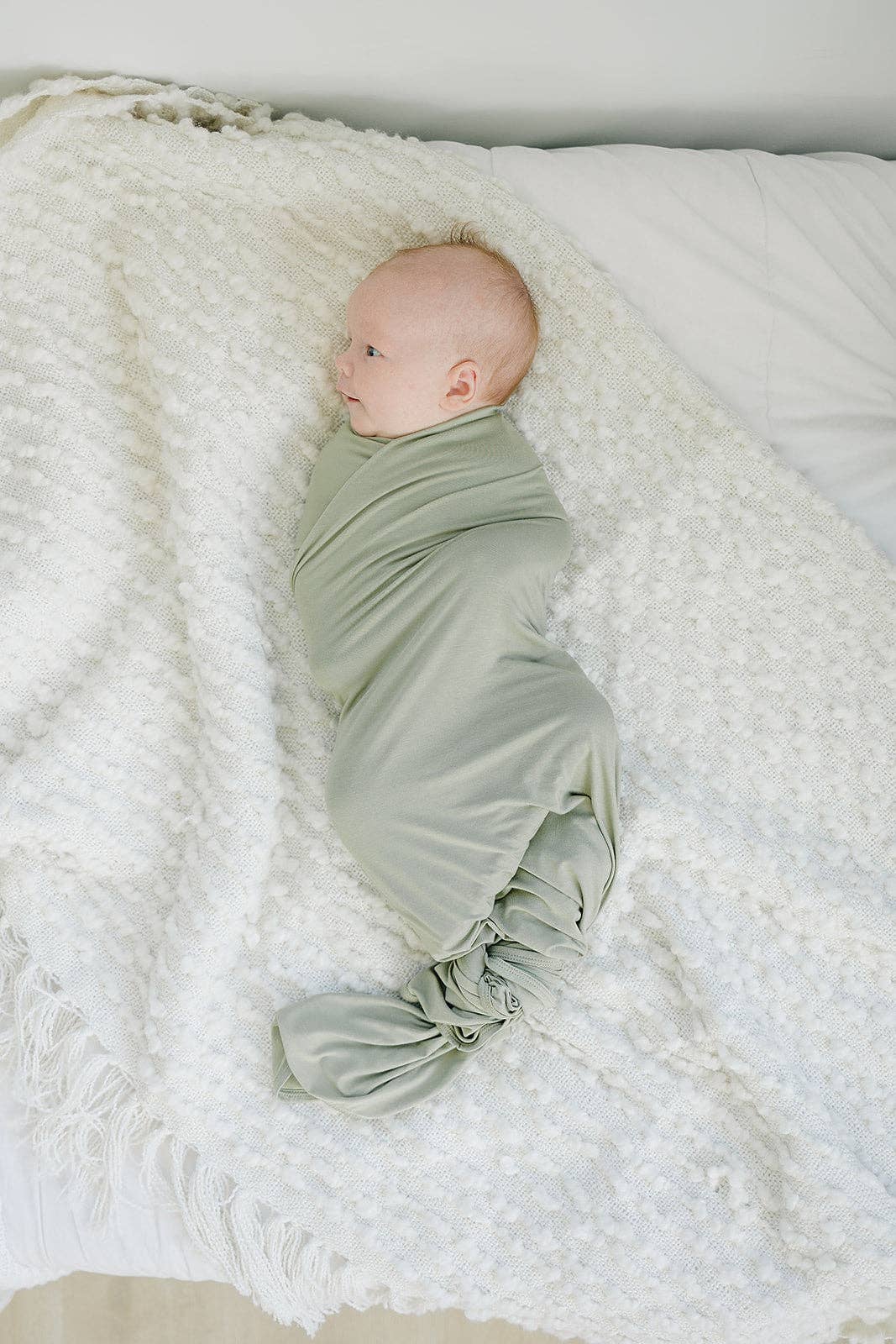 Bamboo Swaddle Blanket- Dried Thyme