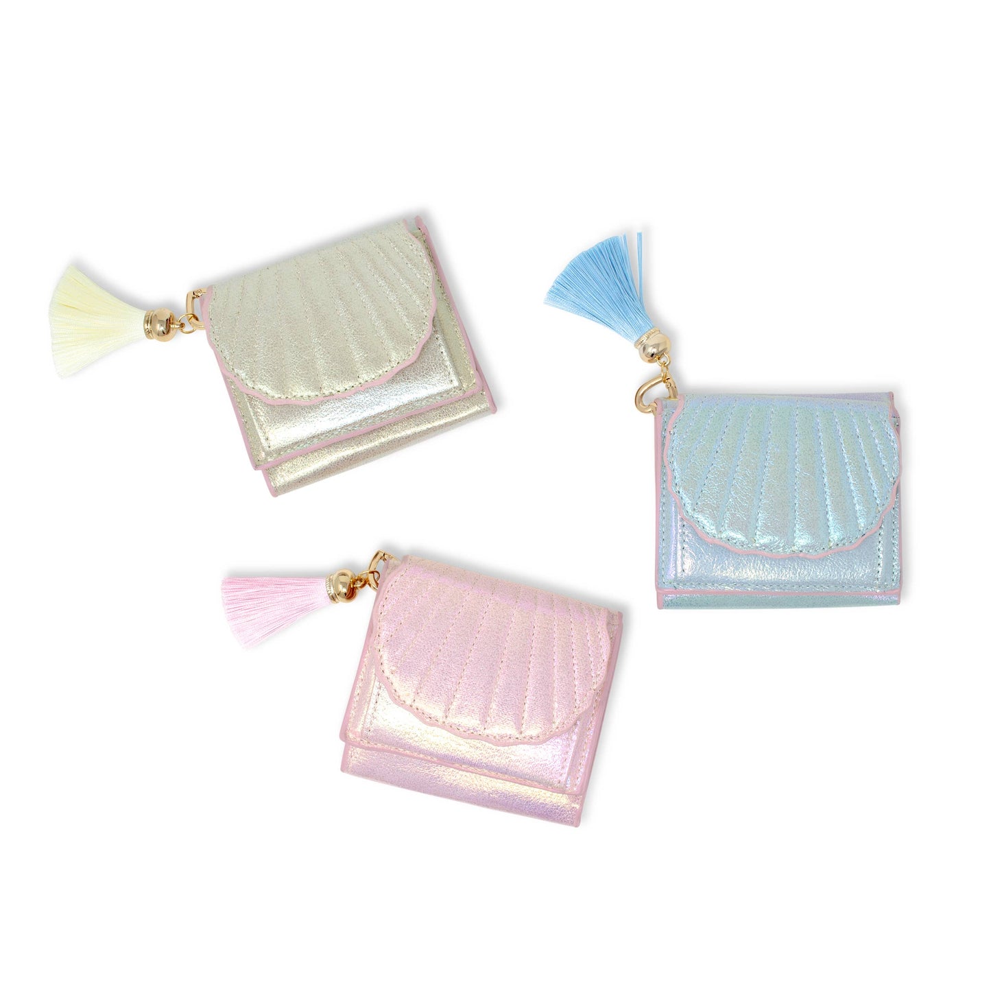 Seashell Treasure Coin Purse- Pearl