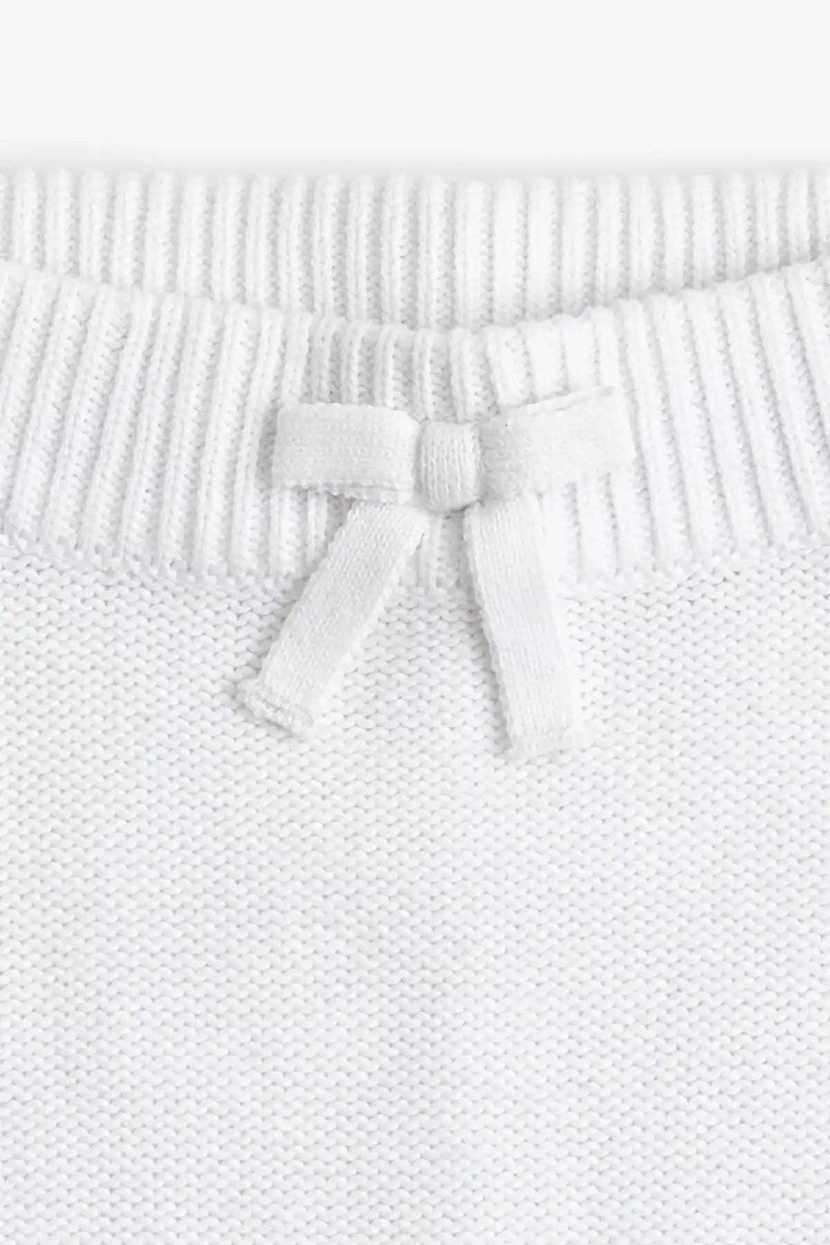 Knit Top + Bottom - White