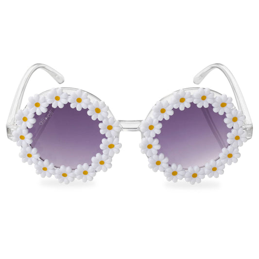 Daisy White Flower Sunglasses