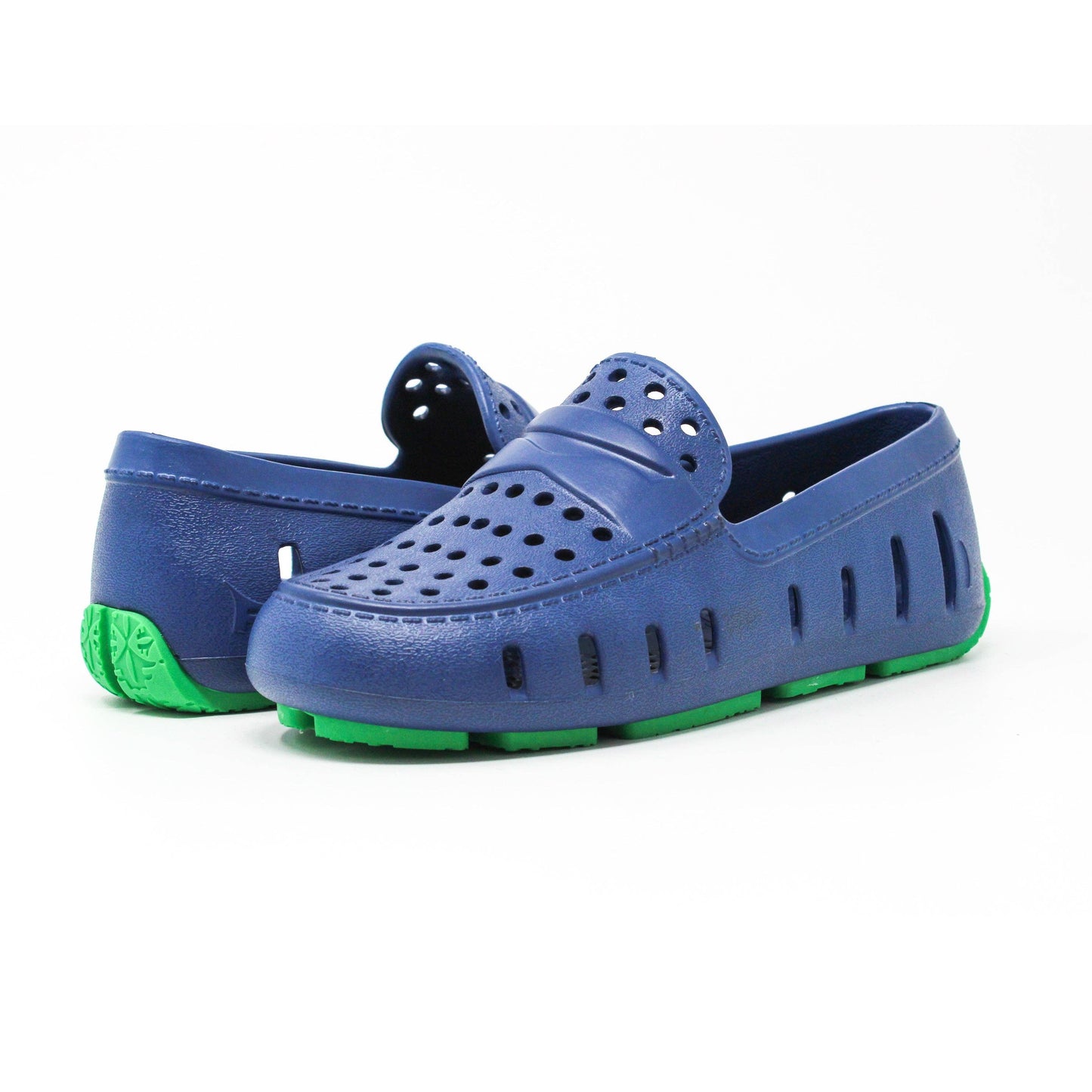 Floafers - Navy/Turf Green