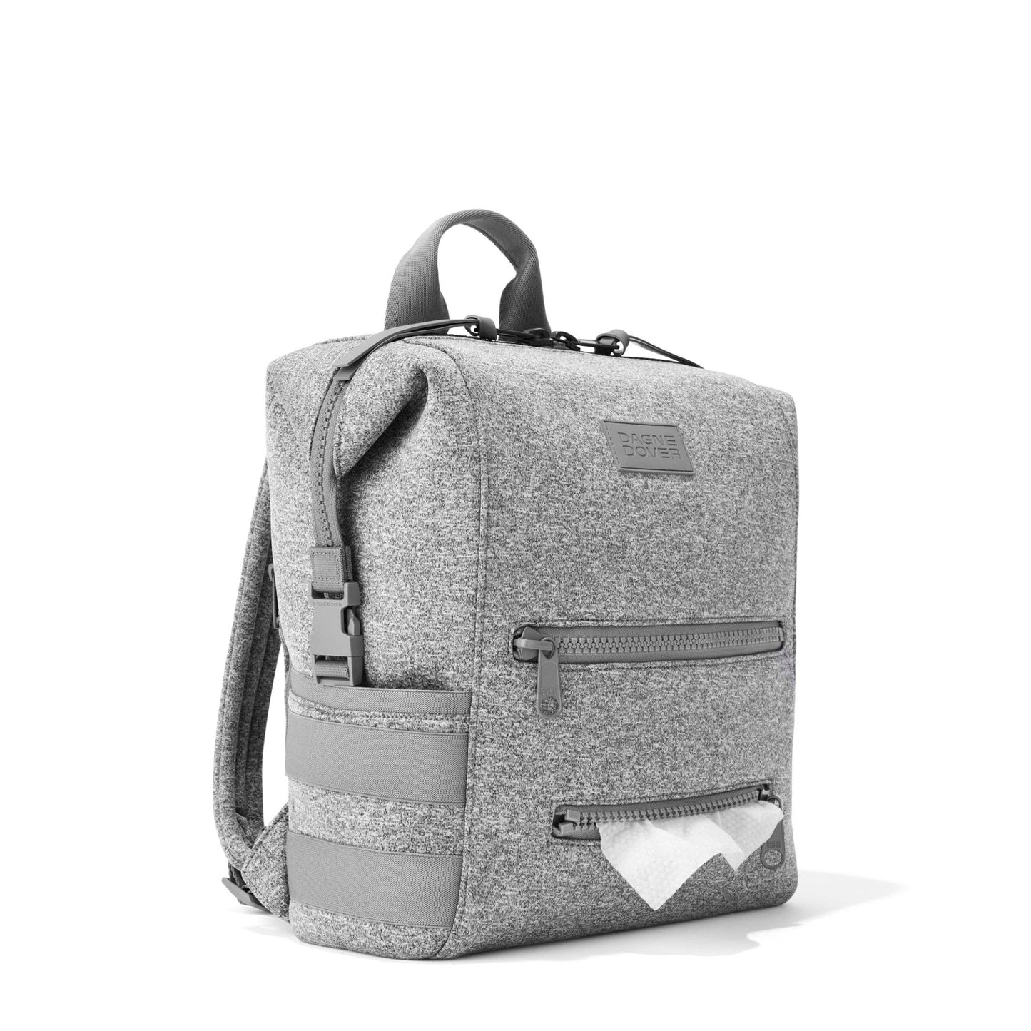 Indi Diaper Backpack - Heather Grey/Med