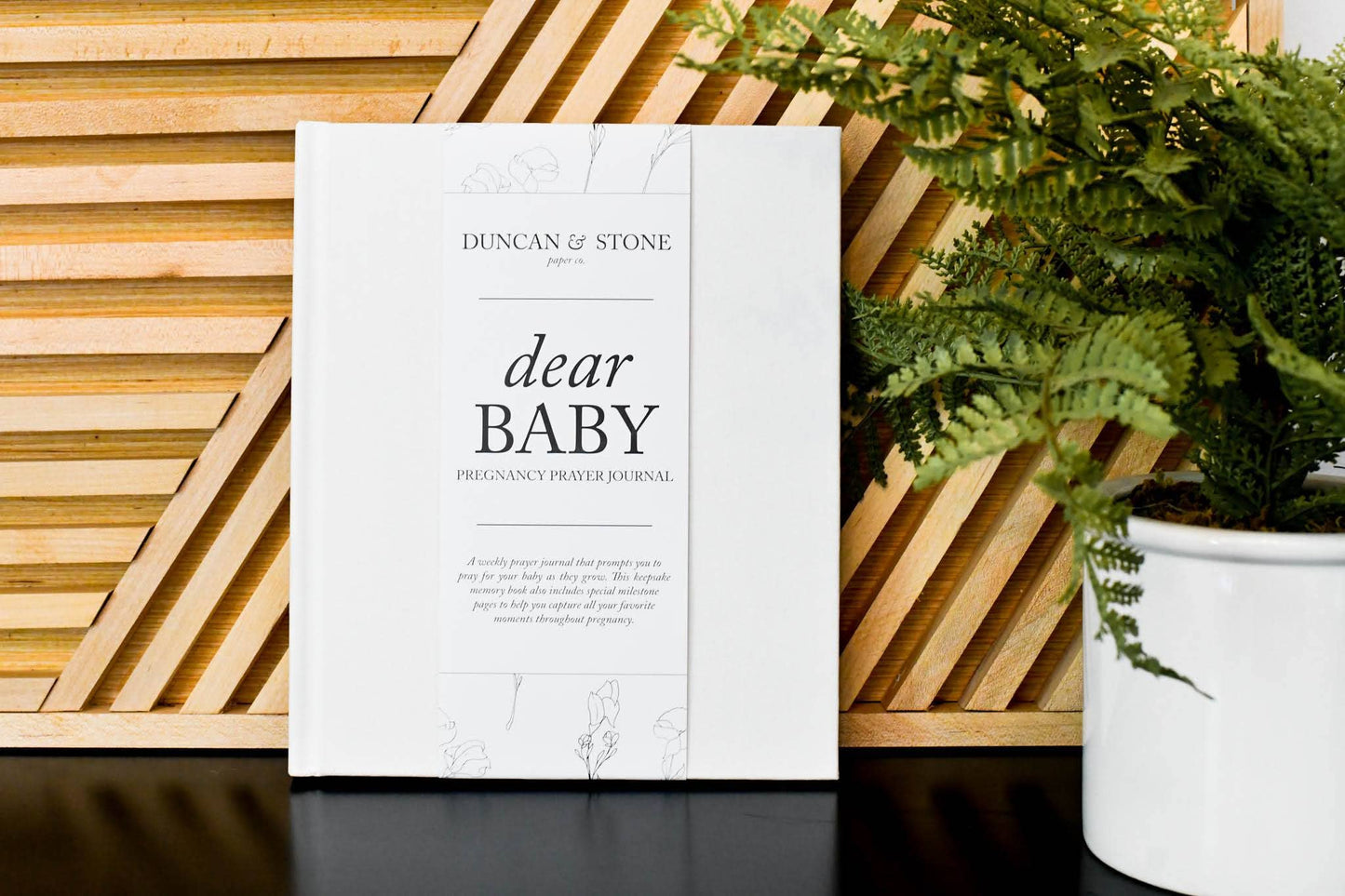 Dear Baby Prayer Journal & Memory Book for Moms: Ivory