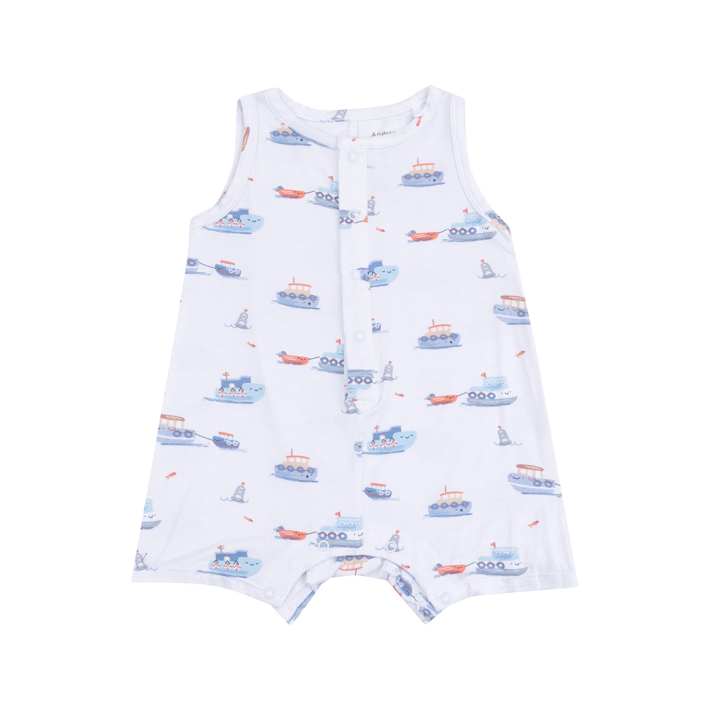 AD Shortie Romper - Bubbly Tugboat