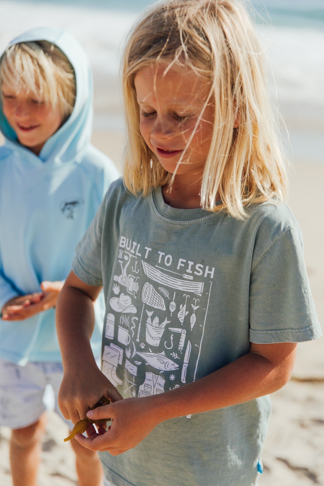 Vintage Tee- Built to Fish