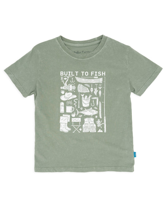 Vintage Tee- Built to Fish