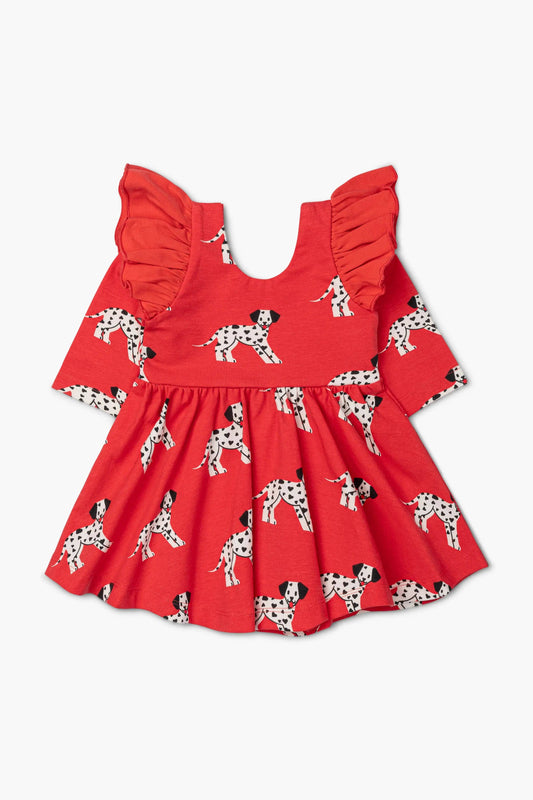 Ruffle Let's Dance Dress - Dalmatians