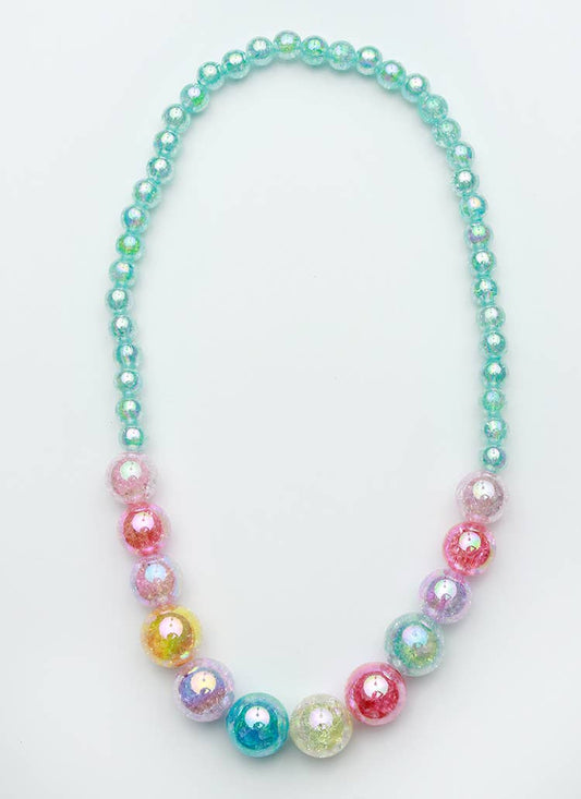 Watercolor Necklace - Blue