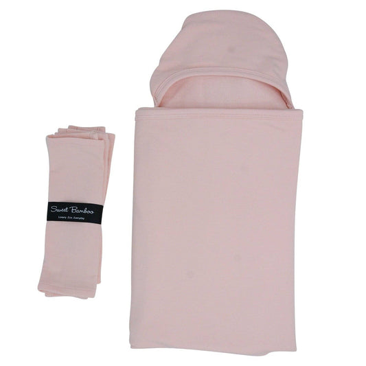 Baby Hooded Towel - Pink Blush