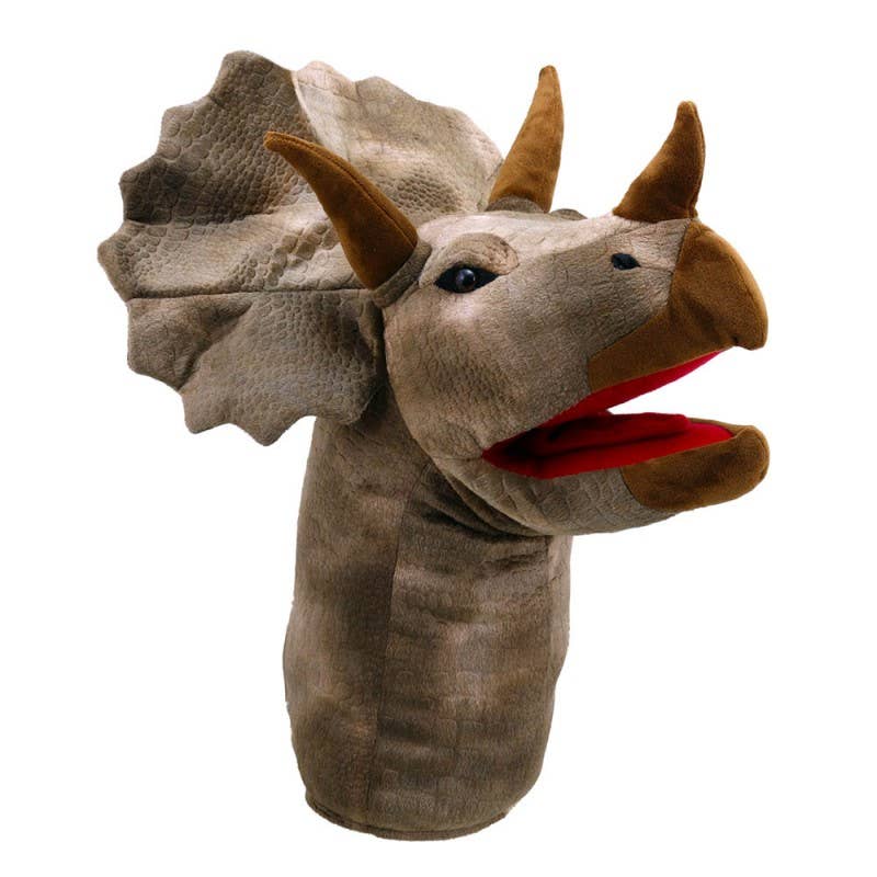 Hand Puppet - Dino Triceratops