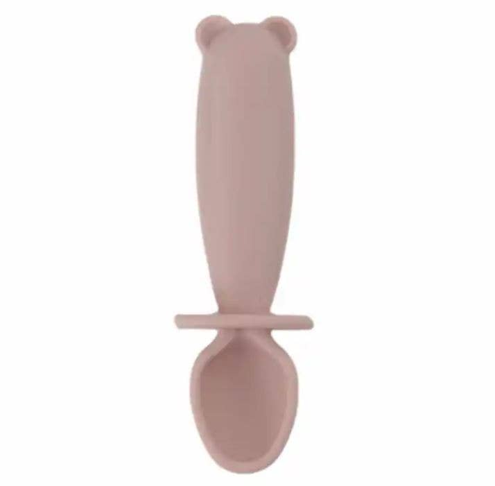 SILI SPOON & FORK TEETHER SET- Gold