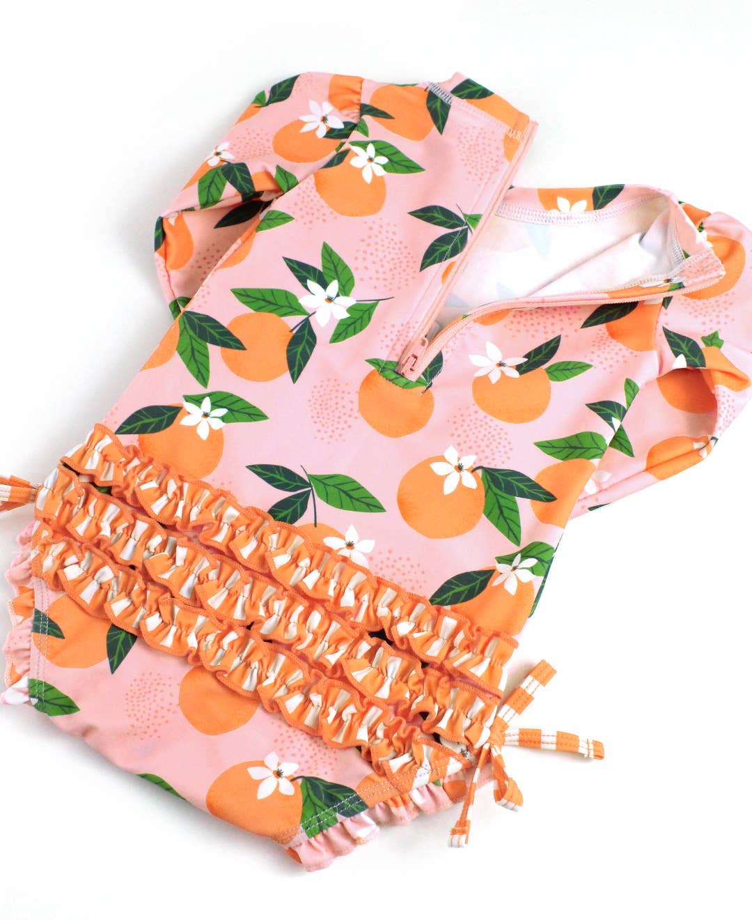 Orange You The Sweetest LS  Rash Guard Swim