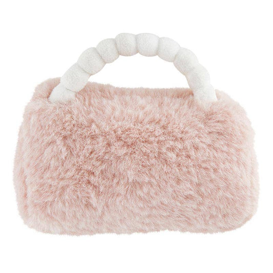 Plush Rattle - Pink Purse