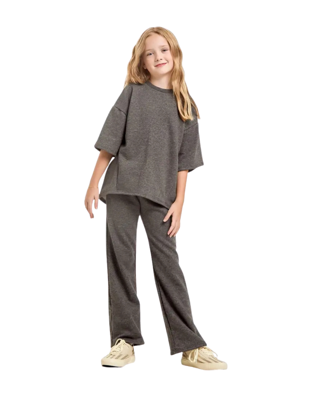French Terry Set- Charcoal