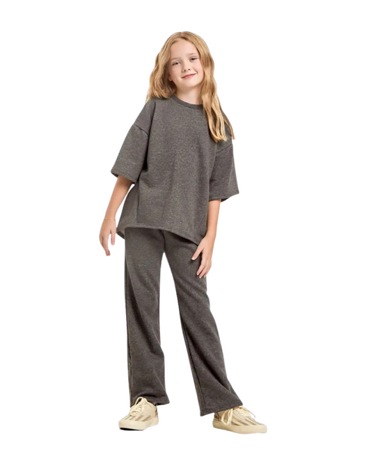 French Terry Set- Charcoal