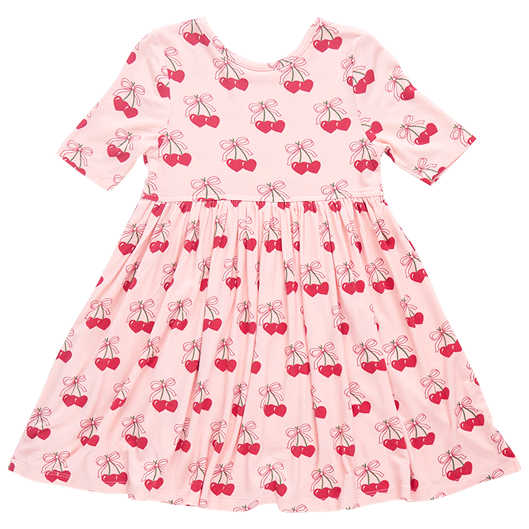 Steph Dress - Cherry Hearts