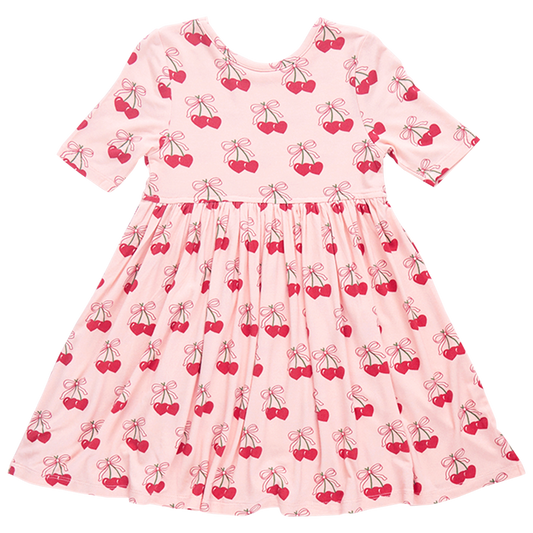 Steph Dress - Cherry Hearts