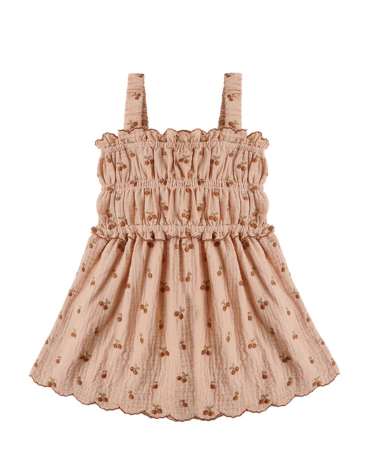 Smocked Tank & Short Set- Cherry