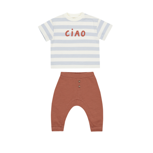 Ciao Tee & Poppy Cru Pant Set