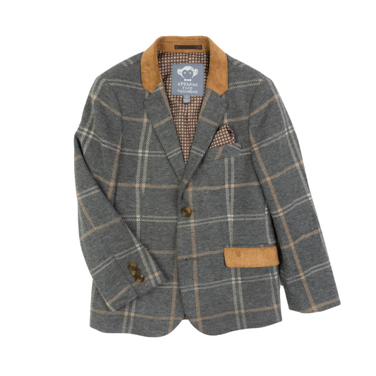 Club Jacket - Smoky Windowpane