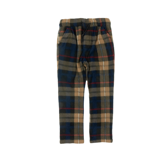 Club Pant - Navy/Khaki Plaid