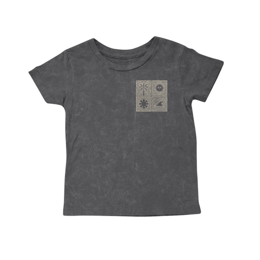 Coastal Rhythm Tee - Mineral Black