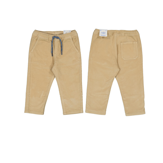 Micro Cord Lined Trouser - Almond 2537