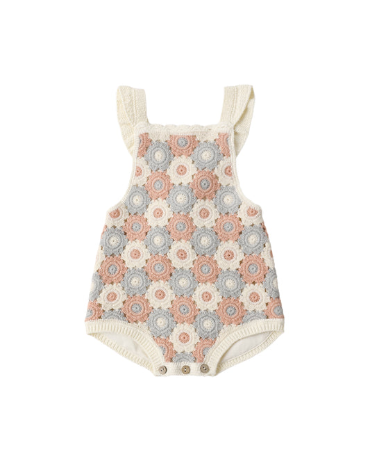 Crochet Romper- Ivory