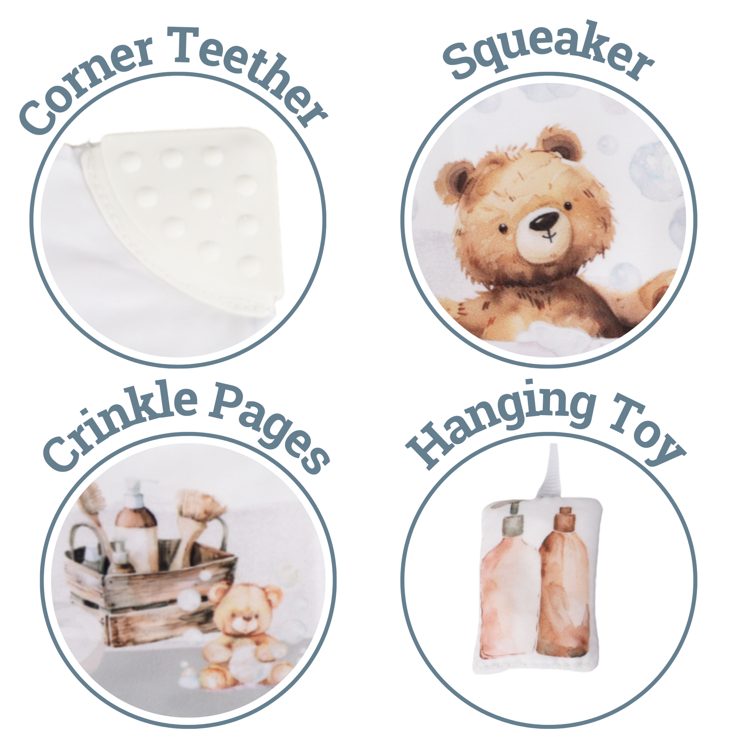 Crinkle Book- Bubble Bath