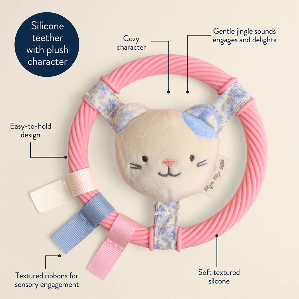 Itzy Ring Pal- Taupe Bear