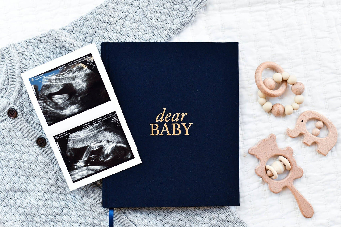Dear Baby Prayer Journal & Memory Book for Moms: Ivory