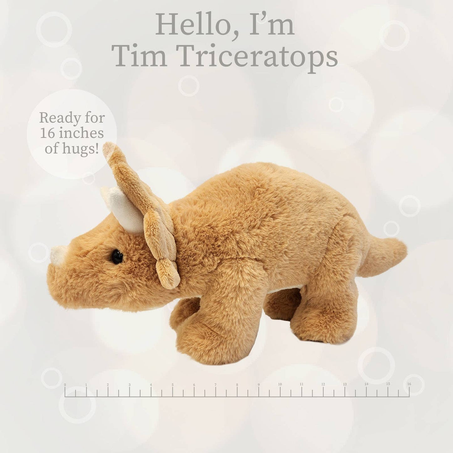 Tim Triceratops Plush