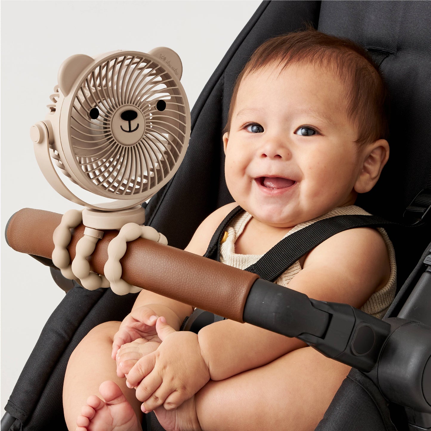 Itzy Breeze 3-Speed Stroller Fan- Pink