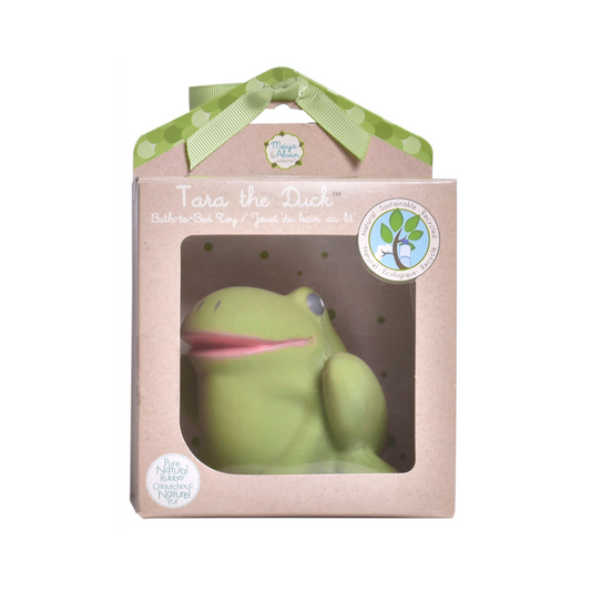 Gemba the Frog - Rubber Teether, Rattle & Bath toy