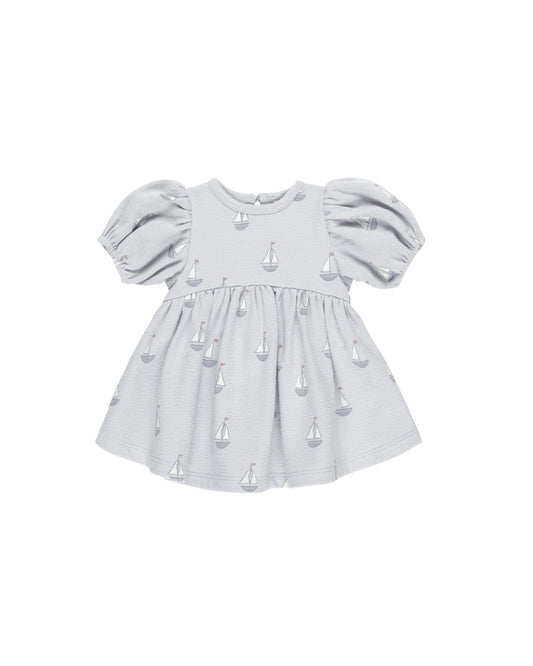 QM Darla Dress - Sailboats
