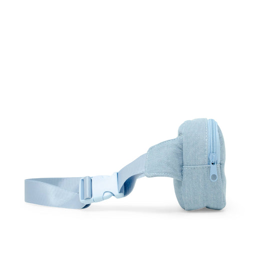 Sequin Heart Belt Bag- Blue
