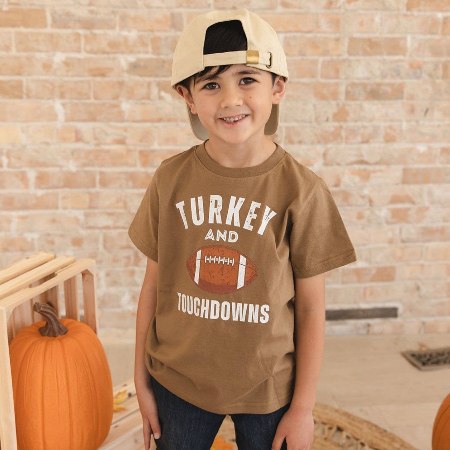 Turkey and Touchdowns Tee