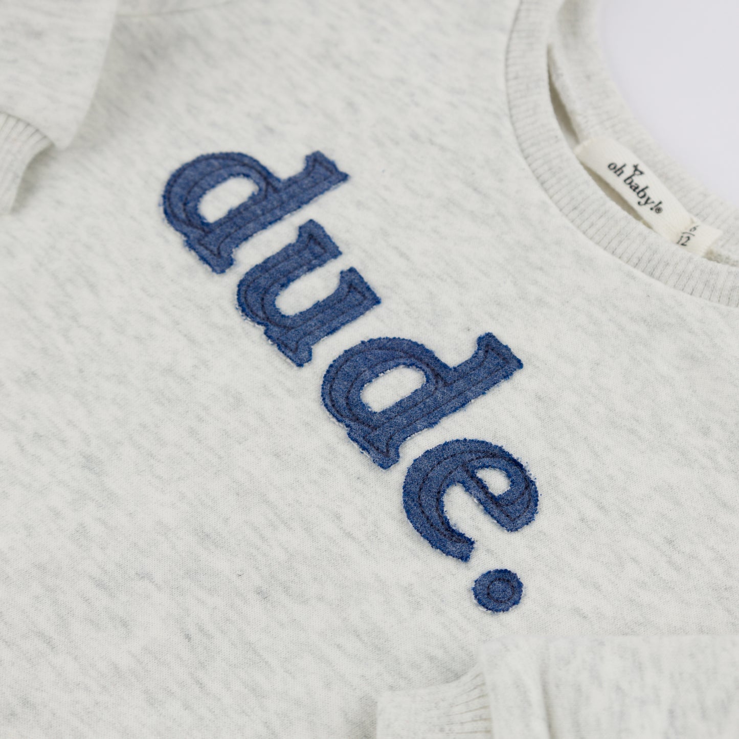 Dude Sweat Set- Heather Gray