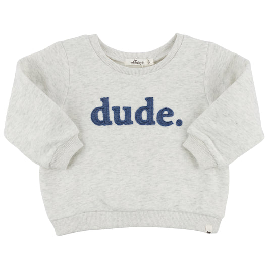 Dude Sweat Set- Heather Gray