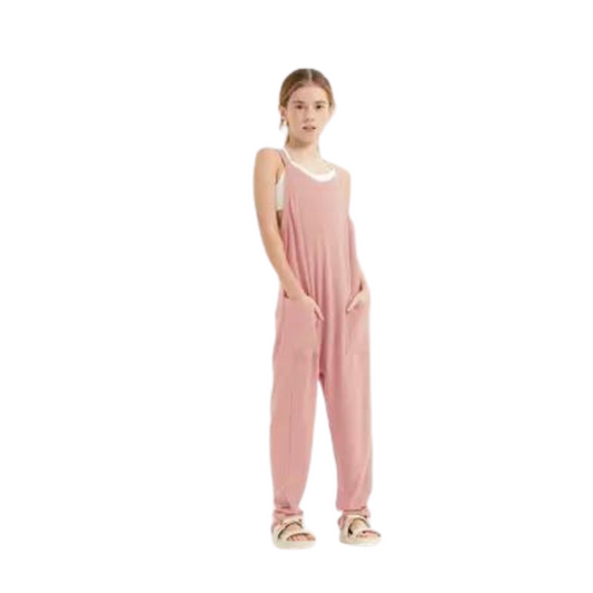 Sleeveless Jumpsuit - Dusty Pink