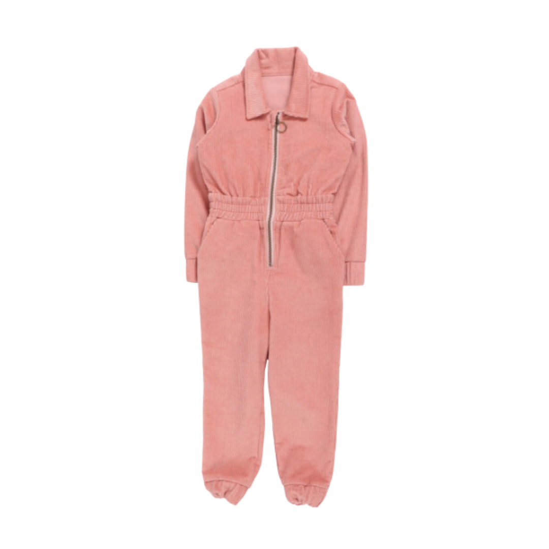 Corduroy Jumpsuit - Dusty Rose