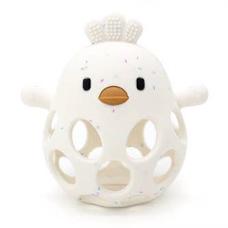Chicken Teether- White Sprinkle