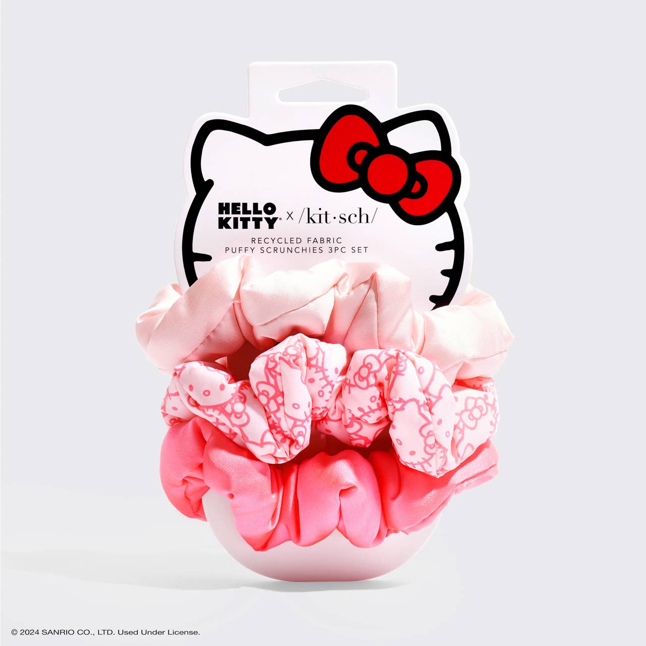 Hello Kitty x Kitsch Scrunchies- 3pcSet