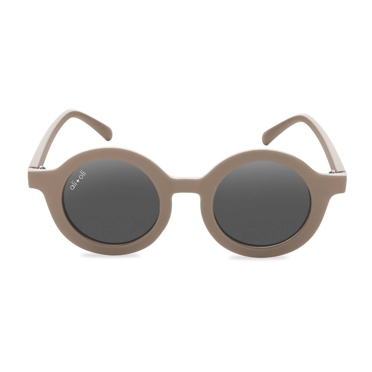 Kids Sunglasses Round - Taupe